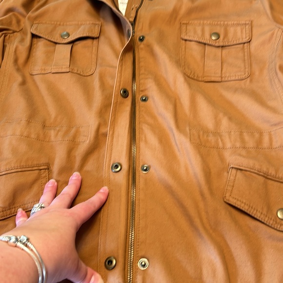 NWT talbots canvas jacket. 2X Tan/brown - Picture 10 of 10